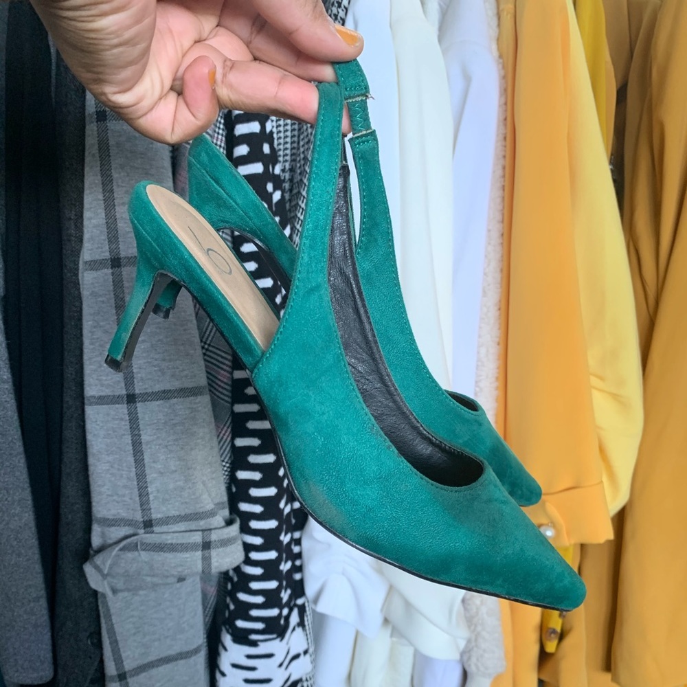 Emerald Green Heel